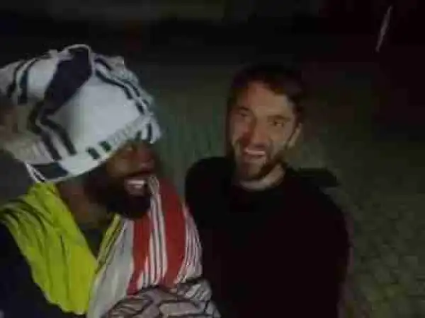 Video: Woli Arole Catching Cold In London.